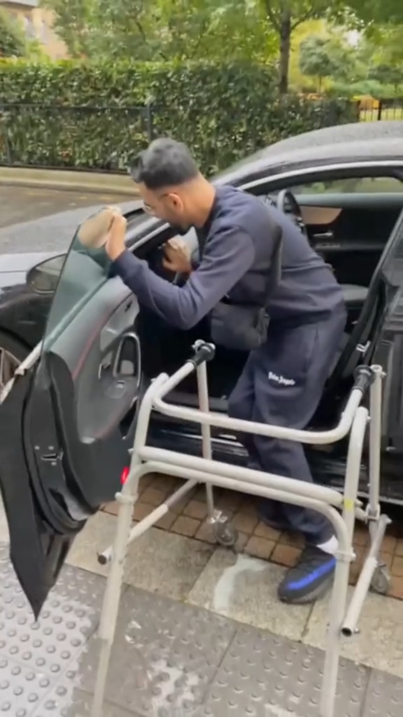 Getting into my dream car with a disability#disability #disabled #ataxia #london #GymTok