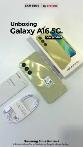 Unboxing New Product Rilis Samsung A16 5G #fyp #Samsung #Unboxing #A16 #a165g #A16Gold #NewProduct #surabaya 