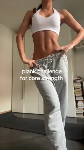 Try this challenge🍸 Core strength is crucial!! It not only supoorts neraly every movement you make but it contributes to your overall health and daily fuctuoning !🤍🙈  The entire routine is on the @Bend app 💪🏼 #corestrength #absworkout #plankchallenge 
