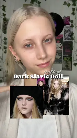 Dark Slavic makeup 🖤🪆