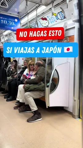 No hagas esto si viajas a Japón 🇯🇵! Si vas a Japón evita hablar en voz alta en el transporte público ya que molestarás a los demas pasajeros. #japon #consejosjapon #viajarjapon #metrojapon 