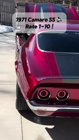 Chevrolet Camaro SS 1971#creatorsearchinsights #camaro #musclecar #prostreet 