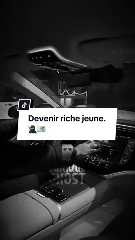 Devenir riche jeune. 🥷🏻💶 #motivation #luniqueghost #citation #mindset 
