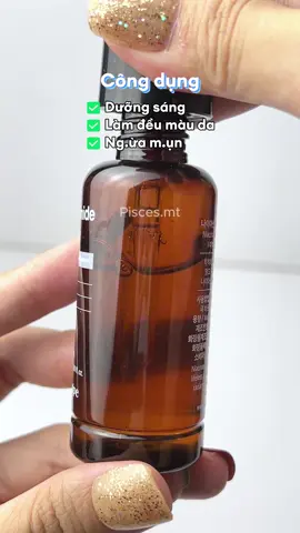 Serum dưỡng đều màu da mà không lo bị oxy hoá như xài vit.C nè #serum #duongda #paparecipe #niacinamide #skincare #duongtrang #foryou #fyp 