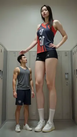 AI Mini Giantess #heightcomparison #heightdifference #sizedifference #minigiantess
