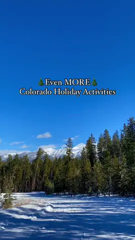 Add these to your holiday list!!  #coloradoactivities #christmas #christmasincolorado #coloradochristmas #winteractivities #winter #holidays #holidayactivities 