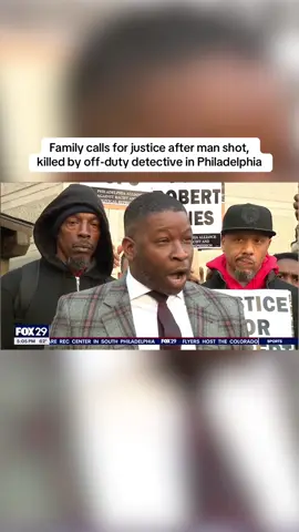 CALLING FOR JUSTICE: The family of Robert Jones, protested at City Hall Monday to demand answers and justice for Jones who was shot to death by an off-duty Philadelphia police officer in October. #FOX29 ##FOX29Philadelphia #Philadelphia 