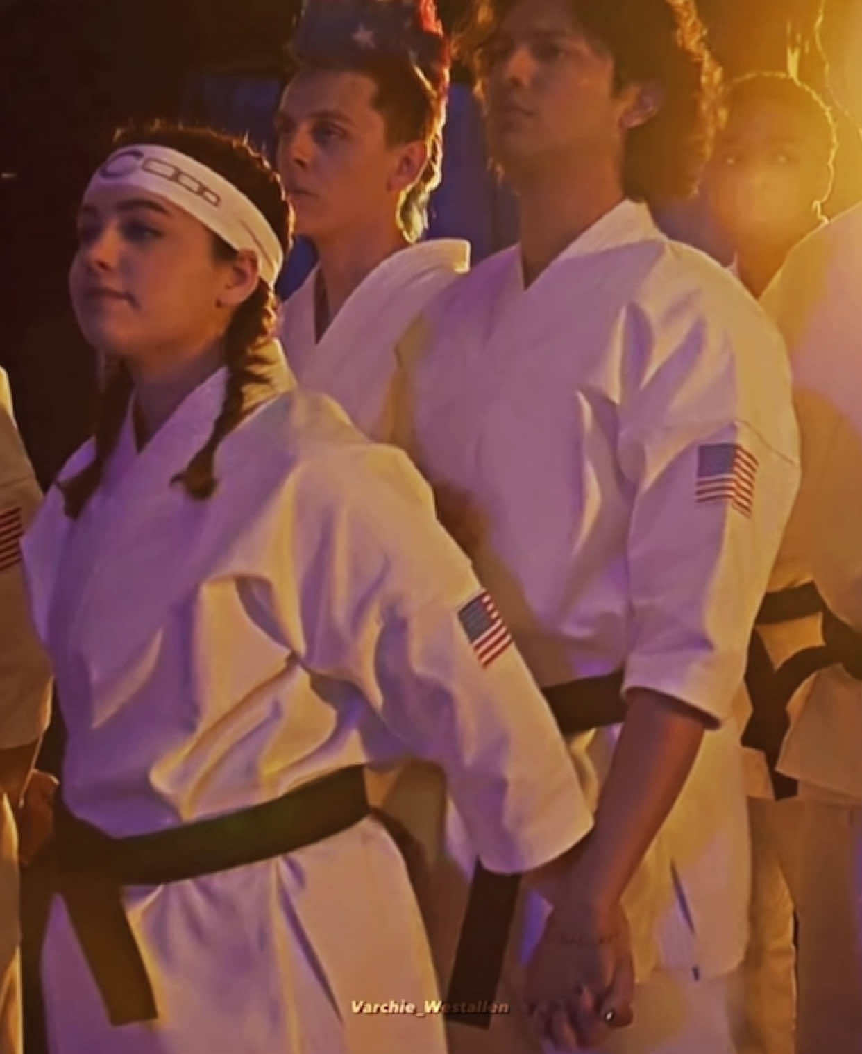 When they’re finally on the same team 🥹🤍 #cobrakai #samguel #samandmiguel #cobrakai6 