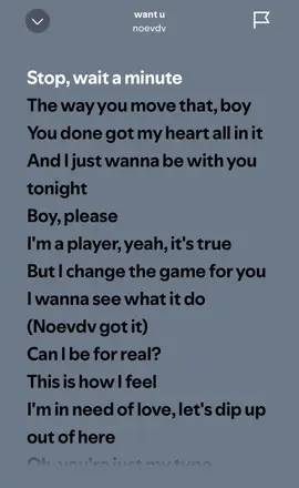 Want u - #noevdv #applemusic #spotify #lyric #musik #song 