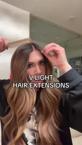 Tried out #vlighthairextensions for the first time using @jzstyles.co hair and I fear I’m obsessed 😍 #hairextensions #hairtok #utahhair #longhair #hairtutorial #jzstyleshairextensions 
