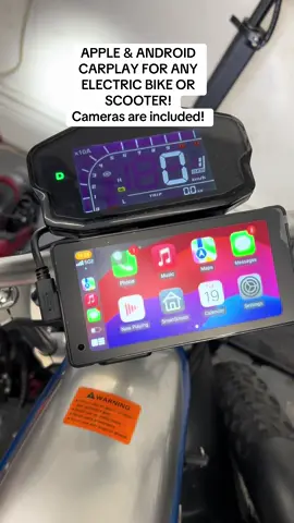 Now you can install Apple & Android CarPlay on your electric scooter or electric bike with cameras included! For more information, please contact us. #dualtron #super73 #electricbike #electricbicycle #surron #bicicletaelectrica #bicicleta #patinelectrico #patin #patineta #fyp #fy #fypシ゚viral #fypシ #viral #viralvideo #foryoupage #fypシ 
