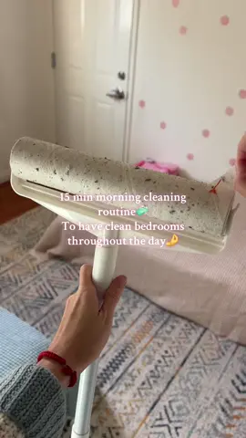 15 min morning cleaning routine🧼  #cleaningtok#cleanbedroom#morningcleaning#cleaningmotivation 