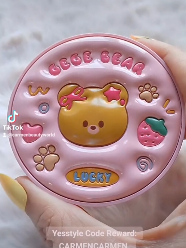 Air Cushion Cream super Kawaii 💕 #yesstyle #kawaii #kawaiiaesthetic #kawaiifashion #kawaiimakeup #pink #pinkpinkpink #gegebear #cmakeup #kmakeup #jmakeup #maquillaje #ugccontentcreator #ugccommunity #cutemakeup 