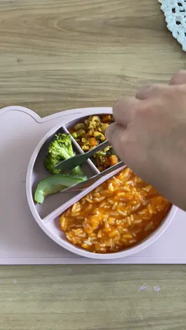 Almoço da baby Elisa 👧🏻🍽️🩷 #introducaoalimentar 