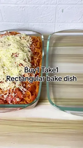 Mare check out muna hanggat nakasale!! #rectangular #glasstray #buy1take1 #bakeware #kitchenware #servingdish #borosilicateglass 