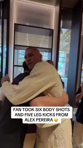 He’s gonna be feeling this tomorrow 😅 (via alexpoatanpereira/IG) #UFC #alexpereira #fighter #fan 