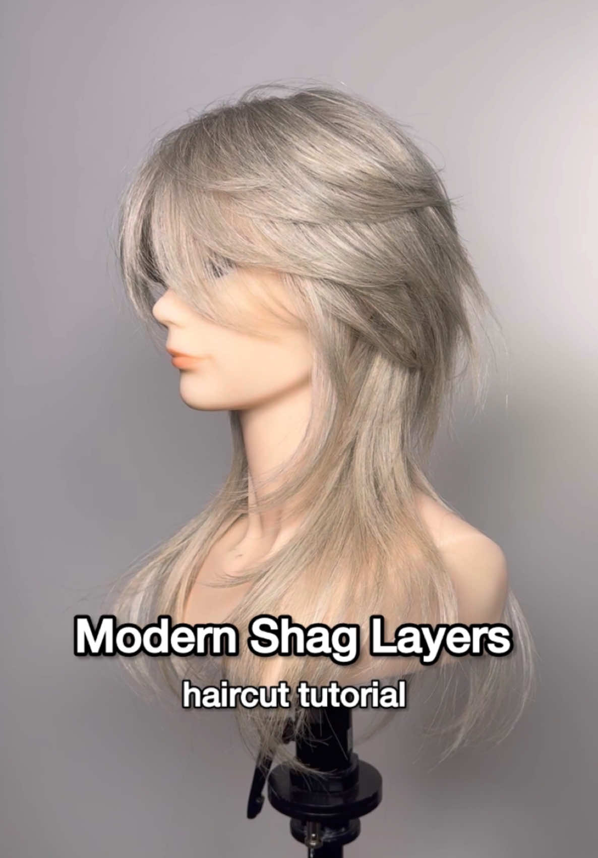 Easy 🐺 haircut tutorial to add layers to medium and long hair. Follow the steps and be hot lol #haircuttutorial #hairtutorials 