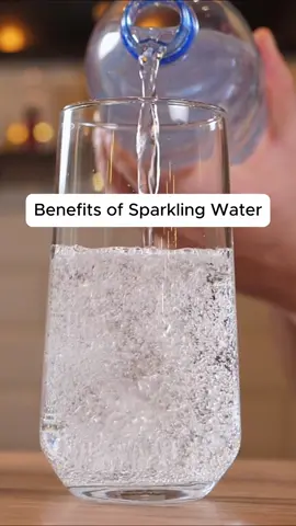 When consumed in moderation, sparkling water provides multiple health benefits. Watch to learn more. #sparklingwater #water #health #wellness #hydrate