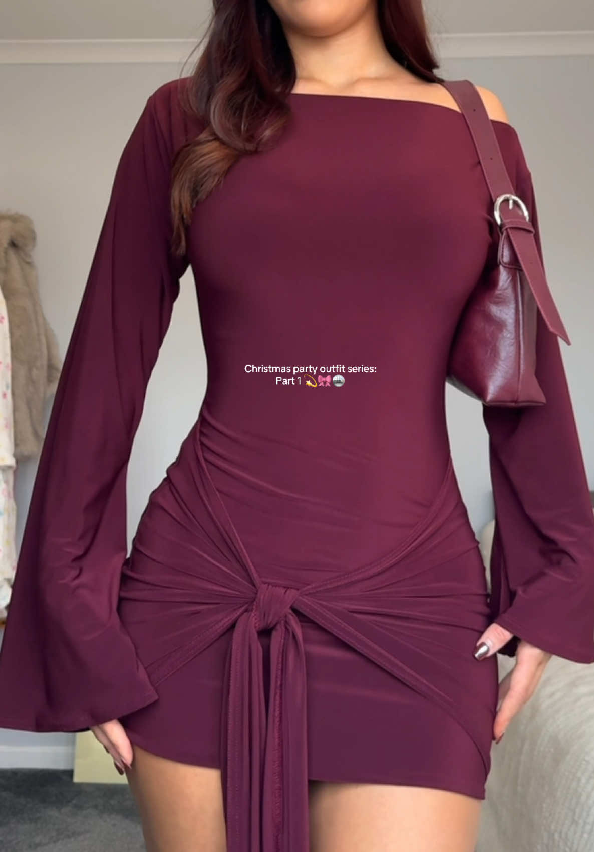 Outfit 1/12 💋 @EGO FASHION follow for the rest of my christmas party outfit ideas 🪩🍸  Dress - ego fashion (linked) Bag - @prettylittlething  Boots - @publicdesire  #christmaspartyoutfit #viraldress #christmaspartyoutfitinspo #partyoutfit #partyoutfitideas #christmasdress #christmaspartydress #sparkleseason #sparkleseasonoutfits #christmasoutfit #christmasoutfits #christmasoutfitideas 