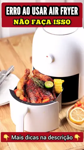 ERRO ao usar AIR FRYER Aproveite ainda mais sua airfryer com essa dica simples. Usar a air fryer pode trazer benefícios para saúde e maior praticidade no seu dia a dia. Mas é possível tirar melhor proveito deste cozimento. Me conta nos comentários se você tem, ou já pensou em ter, uma air fryer e o que você faz nela.  👉Para ver os grande erros ao usar Air Fryer e muitas dicas, busque por “Patricia Leite Air Fryer” no YouTube.  📚 Para ter uma ajuda especial para emagrecer, visite LowCarbTotal.com.br . São mais de 500 receitas, 100 cardápios, dicas de 300 alimentos e muito mais. ❤️ Curte o vídeo! 🔗Compartilhe e vamos juntos ampliar essa corrente do bem para ajudar mais pessoas! 📔Conheça meus LIVROS DE RECEITAS e CURSOS: www.NutricionistaPatriciaLeite.com.br 📚 CURSOS: + 100 CARDÁPIOS, 500 RECEITAS E MAIS: 👉Emagrecer e Saúde: LowCarbTotal.com.br 👉Diabetes: ControleTotaldoDiabetes.com.br 👉Desinflamar: ViverSemInflamacao.com.br 📔 Livro 50 Formas de ECONOMIZAR na Alimentação Saudável: https://www.nutricionistapatricialeite.com.br/economizar #nutricionistapatricialeite #airfryer #emagrecer #perderbarriga #reeducaçãoalimentar #receitasaudavel #saude #emagrecer #pederpeso #alimentaçãosaudável #dicasdesaude #dieta #emagrecimento #alimentaçãosaudável #receitasfit #receitafacil #receitaspraticas #receitalowcarb #receitasfaceis #dicasdenutrição #dicasdedieta #receitaslowcarb #vidasaudavel #dietasaudavel #qualidadedevida #comersaudavel #emagrecercomsaude #receitasrapidas #perderpeso #nutricionista