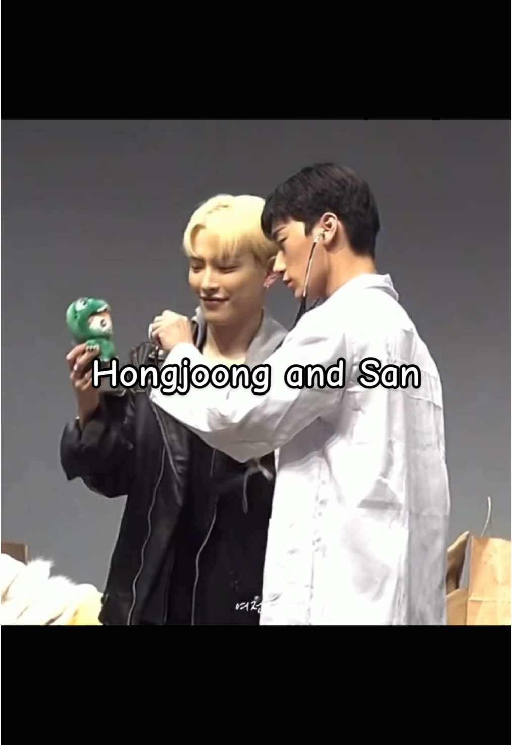 Friendship between Hongjoong and San part 7 #ateez #에이티즈 #hongjoong #kimhongjoong #san #choisan #kpop #hongsan 