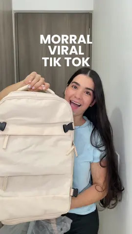 Probé el morral viral de tik tok y me encantó 😍🫶🏼 . . . #viajar #viajes #maletadeviaje #morralviral #mochilaviral #traveltips #mochilaviajera #tiktokviajes 