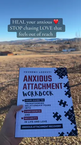 Heal your anxious heart and stop chasing love that feels out of reach. This workbooks helps on the journey #tiktokshopblackfriday #anxiousattachment #healingtiktok #MentalHealthAwareness #anxious #tiktokshop #tiktokmademebuyit 