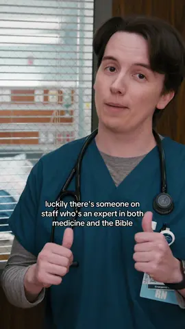 Chaplain Matt has entered the chat ✨ Watch #StDenisMedical Tuesdays 8/7c on NBC and streaming on @Peacock #healthcarehumor #nursehumor #nursesoftiktok 