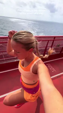 First run on a cruise ship was a pretty crazy feeling! The rocking of the boat was definitely weird and took getting used to. But, the views gave me the best runner’s high😅 @Virgin Voyages  @lululemon  @FP Movement  @Nike  #runtok #Running #Fitness #cruise #cruisetok #cruiselife #cruiseship #fyp #runnergirl #runningcommunity #runnersofitiktok #foryoupage #runner 