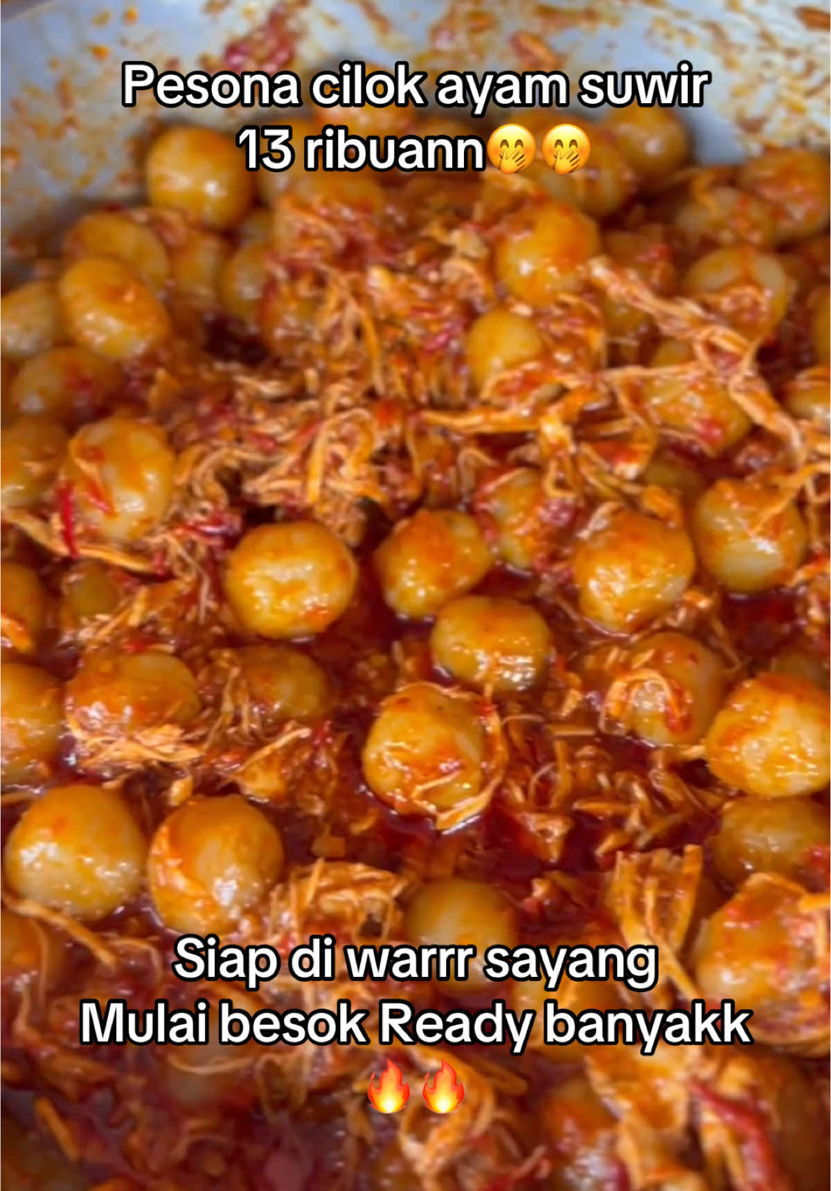 Uweenak yo murahhh rek🤭 13 rb saja ws oleh cilok berempah +ayam suwire gak pelit blass🫵🏻 Wajib di warr sayang pas mbak Nisa jualan yaa #fypシ゚viral #niss #nissjajan #semriwing #fyppppppppppppppppppppppp #ramayanakrian #kulinerindonesia #gresik #jajananpedas #fypシ #viral?tiktok🥰 #mengantigresik #fyp #fyp #mojokerto24jam 
