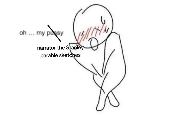I finished the first game lately so.. #thestanleyparable #tsp #thestanleyparableultradeluxe #tspud #tspfanart #tspudfanart #fanart #art #narrator 