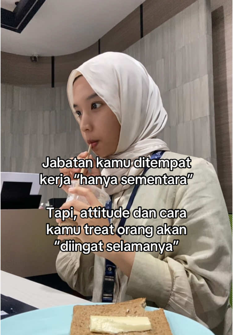 Bijaklah dalam ber-attitude. Cara kamu memperlakukan orang akan diingat sepanjang masa. Jika kamu ingin diperlakukan baik, kamu juga harus memperlakukan orang dengan baik. #duniakerja #karyawan #tipskerja #work #carikerja #SelfImprovement #selfreminder #karyawanlife #motivasihidup #kerja #fypシ゚ #growth 