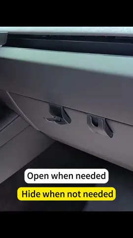 Dedicated hooks for Tesla Model 3/Y, providing a perfect fit. Hidden glovebox hooks offer convenient storage without taking up space.#tesla #teslamodel3 #teslamodely #teslaaccessories #gloveboxhook #carhook