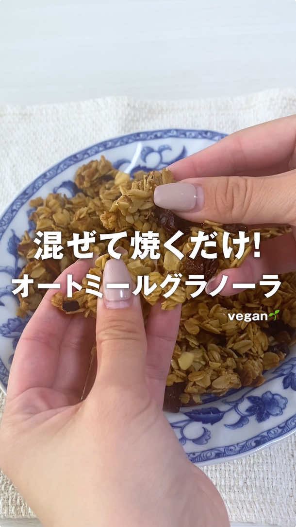 もうすぐクリスマスの時期だね🎅🎄#オートミール #オートミールレシピ #オートミールダイエット #グラノーラ #ヴィーガン 