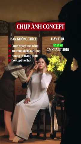 Tại CAO GIA Studio, chúng tôi mang đến trải nghiệm chụp ảnh cao cấp với dịch vụ toàn diện từ trang điểm đến tư vấn trang phục. Hãy để chúng tôi giúp bạn thực hiện hoàn hảo nhất ý tưởng của bạn! #CaoGia #Studio #Portrait #Concept #Photographer #AnhDep #Hanoi #Trending #Sangtao #Beauty #Family #Kids