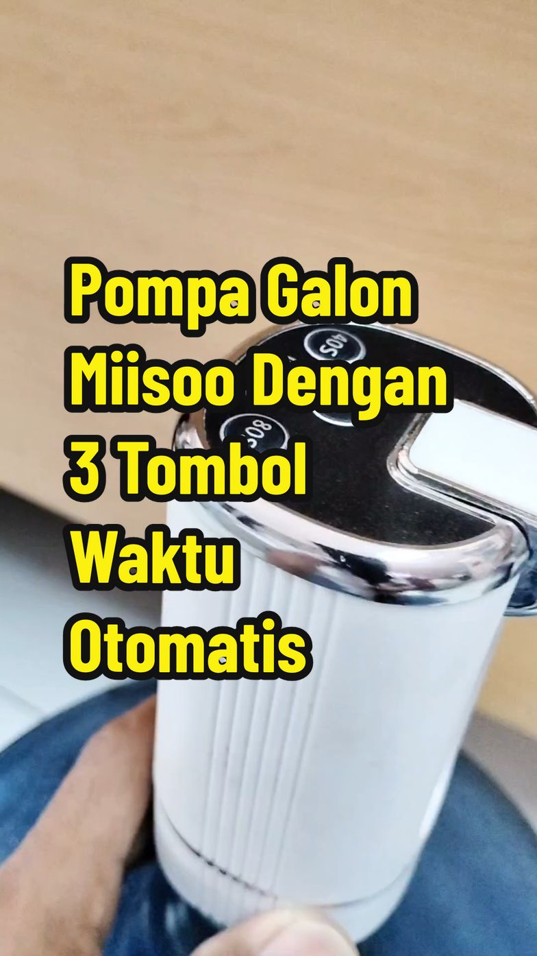 Miisoo Pompa Galon Air Minum 3 Tombol Premium Dispenser Elektrik #pompagalon #pompagalonelektrik #pompagalonmiisoo #dispenser  #dispensergalon 