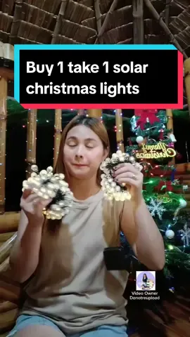 Kakaiba tong Solar Christmas lights nato nakapa ganda 🤩✨Tipid sa kuryente pa . #solarchristmaslights #solarchristmaslight #christmaslights 