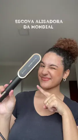 Escova alisadora super prática 💁🏻‍♀️#foryoupagе #vaiprofy #mondial #alisamento 