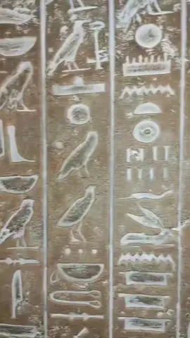 GLOWING HIEROGLYPHS ✨️ Hieroglyphics were the formal writing system of ancient Egypt, combining symbols that represented sounds (phonetic), whole words (logograms), or ideas (ideograms). These inscriptions were primarily used in religious and ceremonial contexts, such as temple walls and tombs. The script could be written left-to-right, right-to-left, or vertically, depending on the context, with the orientation of the symbols indicating the direction of reading. The script evolved into simpler forms like Hieratic and Demotic for everyday use. Hieroglyphs fell out of use after the spread of Christianity in Egypt and the adoption of the Coptic script. They were finally deciphered in 1822 by Jean-François Champollion, who used the Rosetta Stone, which featured the same text in Hieroglyphic, Demotic, and Greek. #Egypt #giza #pyramids #Cairo #travel #tourist #amazing #vibes #photooftheday #photographer #museum  #ancientegypt #feelings #pleasure #meet #friends #instagram #lovers #History #reelschallenge  #airbnb #experience #awsome #facebook #art #discoveregypt #egyptguide1 #adventure #reelsinstagram #reelsfacebook #highlightseveryone 