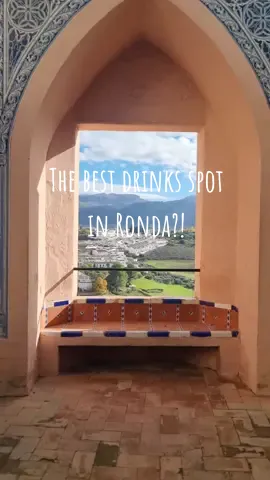 If you're looking for drinks with a view in Ronda, or by a cosy fireplace indoors in the winter months, then this is the place for you!  Try the winter spiced Sangria, at only 3.50€ you can't go wrong! . . . . . . #ronda #visitronda #rondamalaga #thingstodoronda #mustvisitronda #malagadaytrip #traveltiktok #fyp #malaga #townsinmalaga 