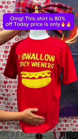 Omg! This shirt is 80%off Today price is only🔥🔥