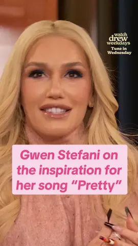 @Gwen Stefani opens up about how @Blake Shelton helped inspire her song “Pretty.” 🎶 #gwenstefani #blakeshelton #drewbarrymore #newmusic 