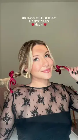 Obsessed with these braids for the homiday’s!! #shorthairstyles #easyhairstyles #holidayhairstyle #hairhack #finehairstyles 