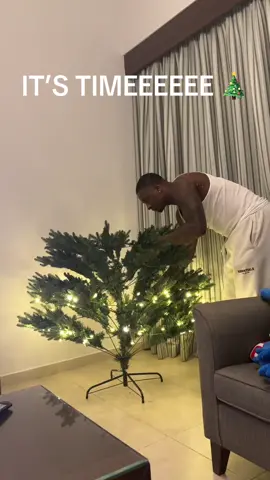 When ya’ll putting your trees up? Before or after thanksgiving?! we couldn’t wait 😂 Now time to decorate !!!!!! What colors should we do ? #dayinmylife #sahm #minivlog #christmas #christmasdecor #christmascountdown #christmastiktok #christmastree 