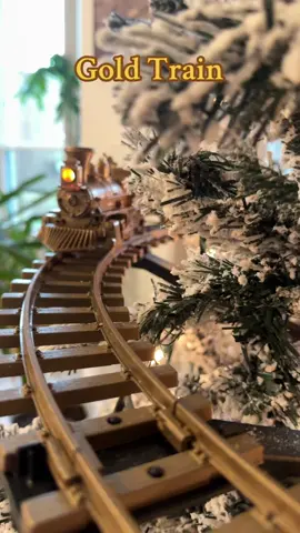 You can find the tree train in my comments! #holiday #treetrain 