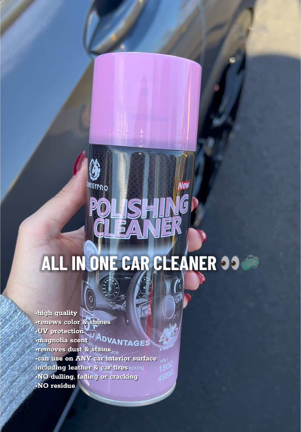 my car now looks and smells brand new 🤩✅🌸  #polishingspray #carcleaning #cleancar #carinteriorcleaning #acura #acuratlx #aspec #acuraaspec #polishingspray #carspray #carcleaning #viralvideo #tiktokshop #showcase 