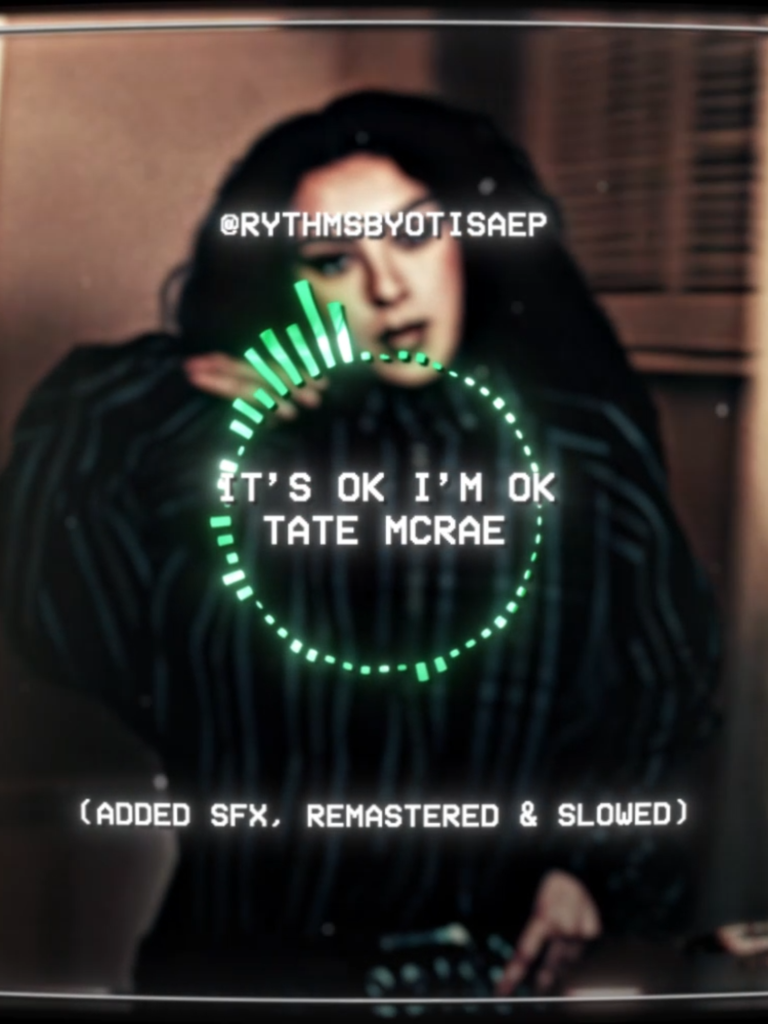 I LOVE THIS PART edit with sound on @otis.aep it's ok i'm ok by tate mcrae (slowed) #audioaccount #fyp #aftereffectsedits