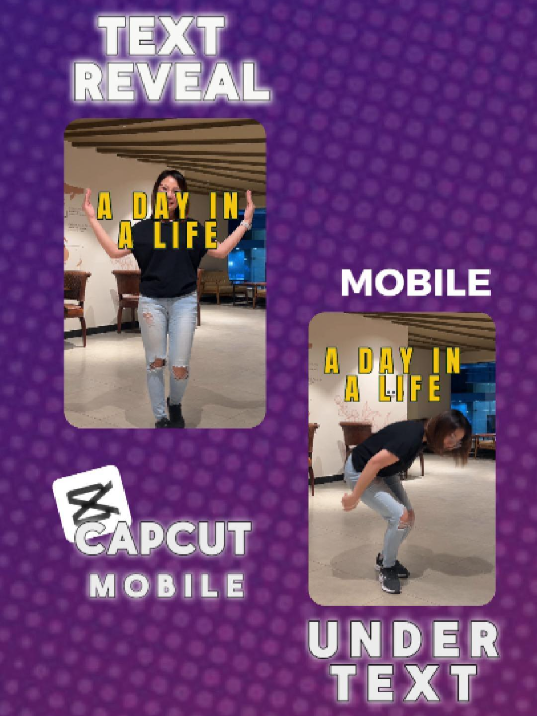 Text Reveal and Under Text Capcut Mobile Tutorial Try this text effect in your next video #capcut#capcut_edit #text #kbye #jenggay