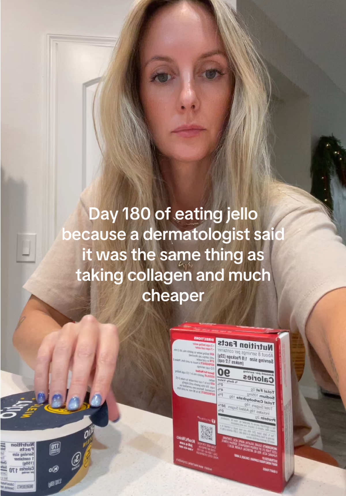 My hair does seem to be growing fast. #collagen #jello #healthyhair #goodskin #fyp