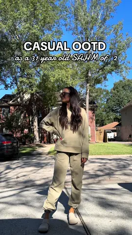 Casual OOTD as a 31 year old SAHM of 2 🤍  #OOTD #outfit #mystyle #casualoutfits #momootd #MomsofTikTok #sahm #fyp
